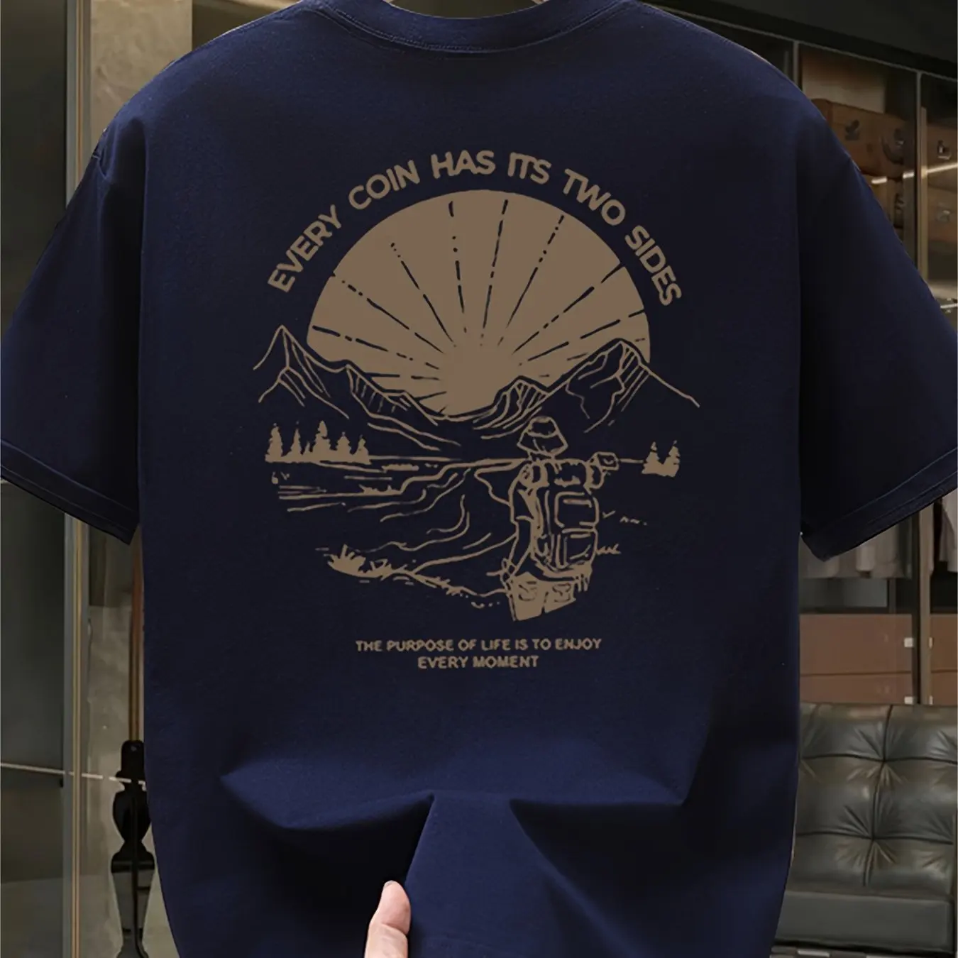 Outdoor Adventure Quotes - Kaus Grafis Mendaki Gunung Vintage Kaus