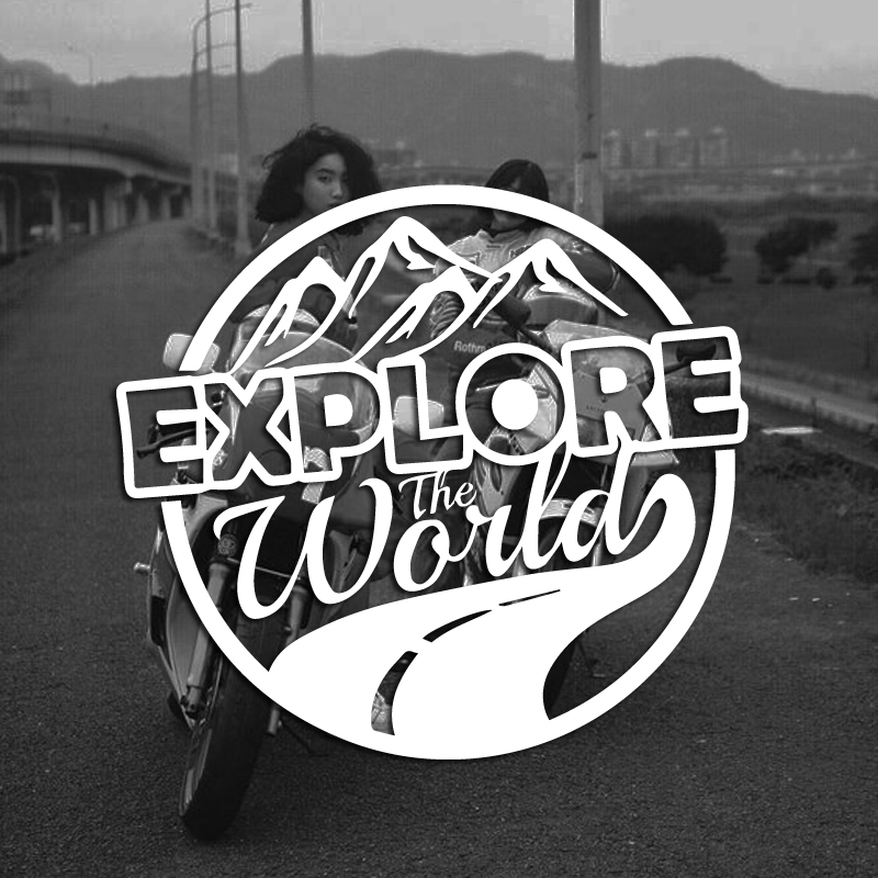 Outdoor Adventure World - Petualangan Luar Ruangan Jelajahi Dunia Stiker