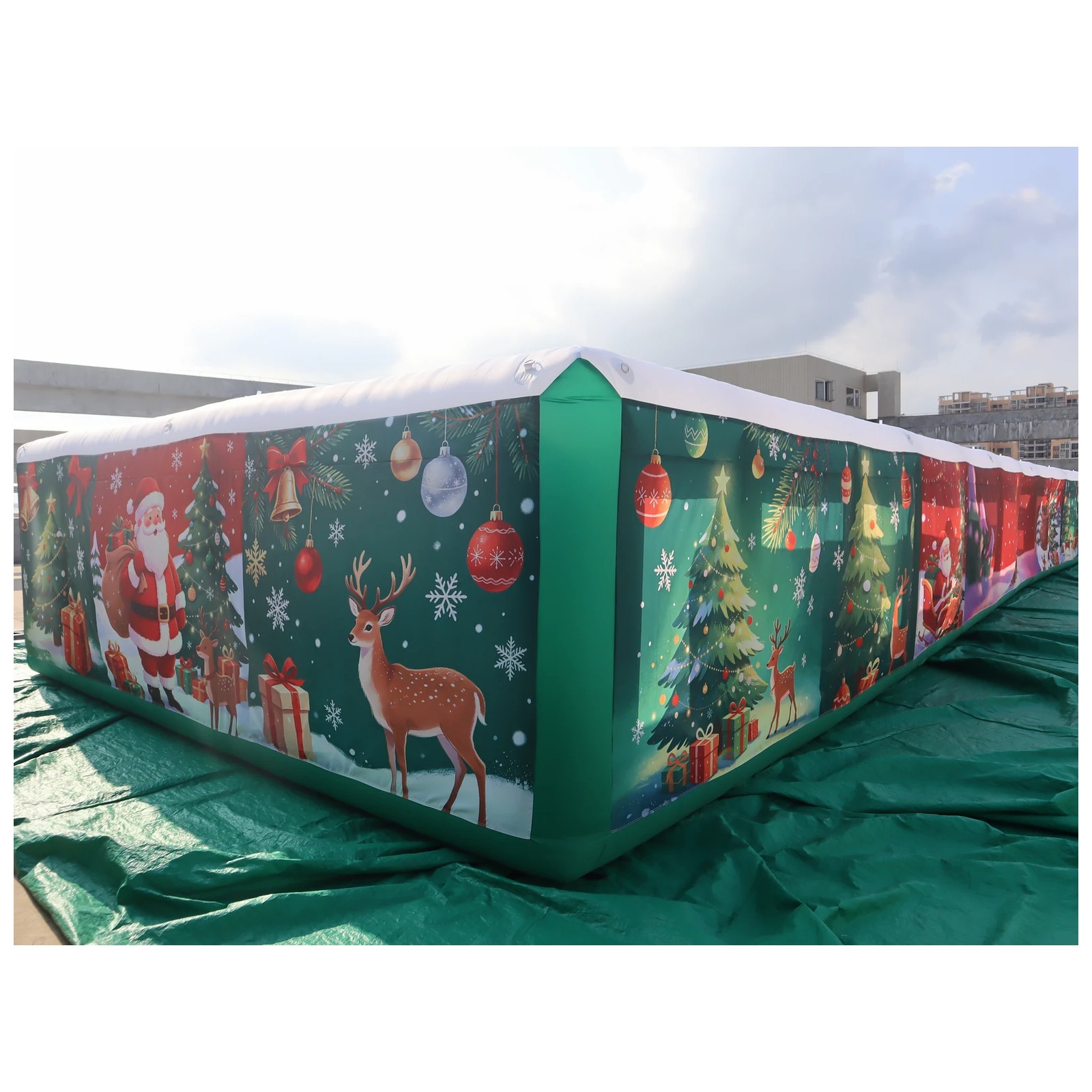 Outdoor Adventure Kids Party - Labirin Tiup Komersial Panjang 6X20m 20X66ft