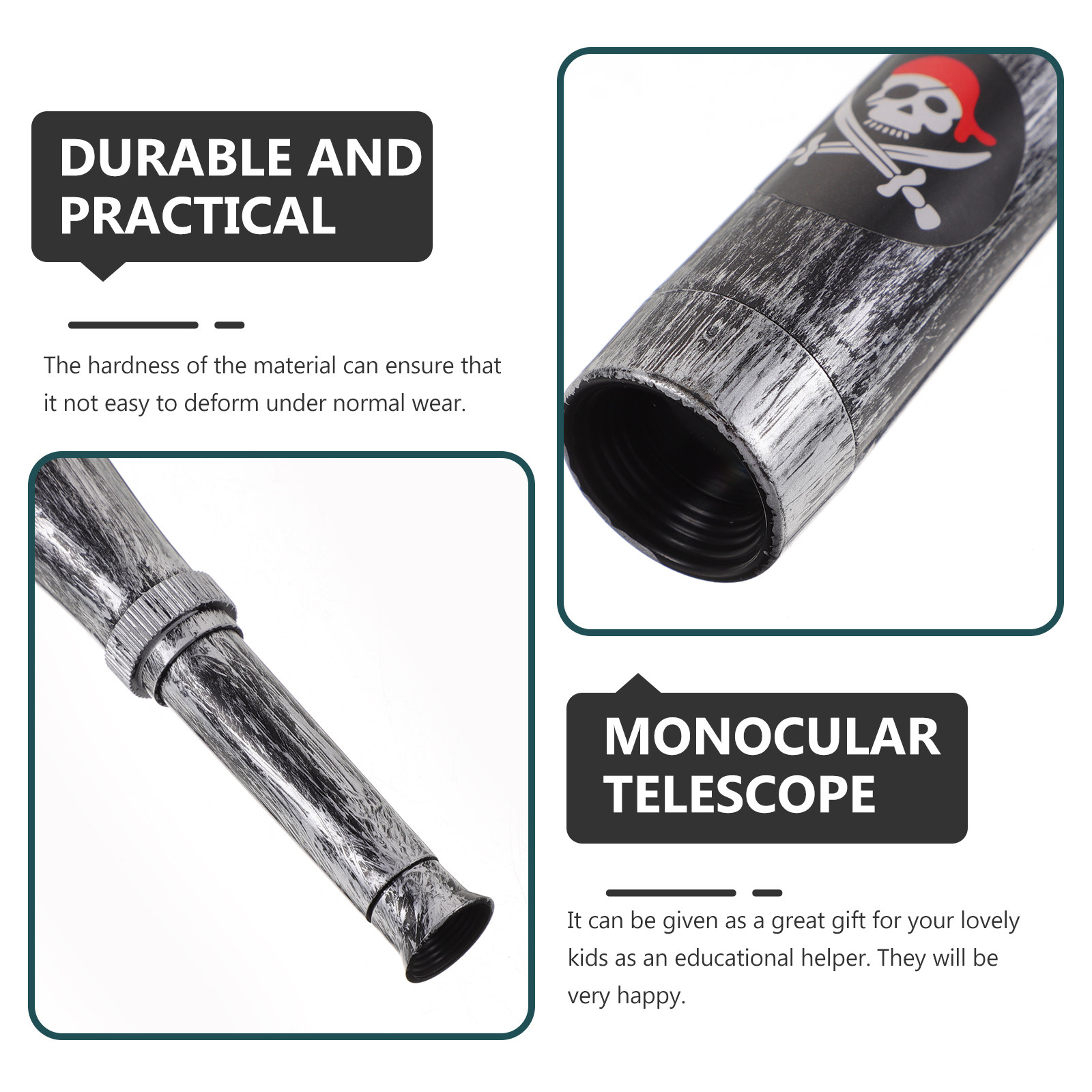 6Pcs Teleskop Monokular Bajak  - Outdoor Adventure Educator ulasan dan harga
