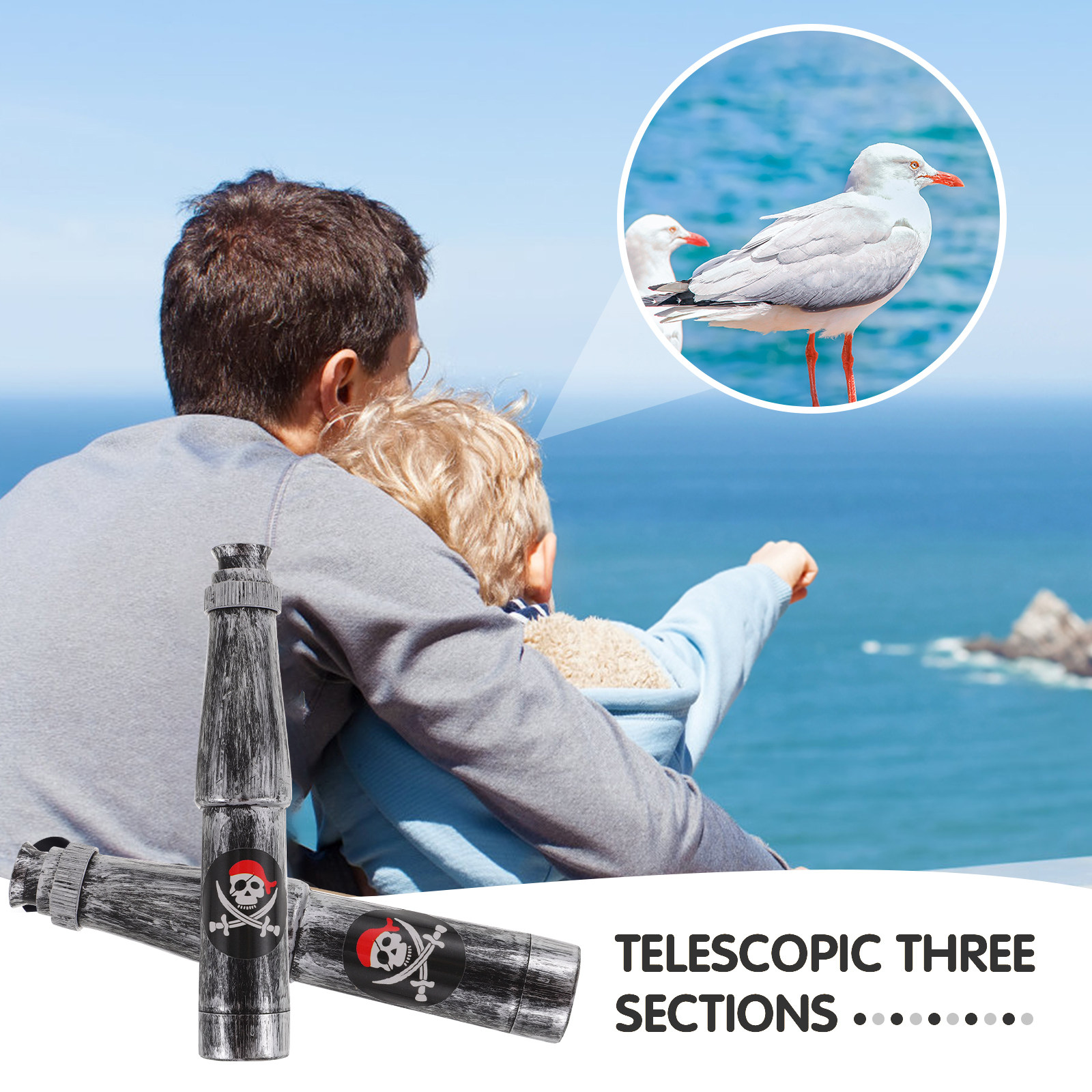 6Pcs Teleskop Monokular Bajak  - Outdoor Adventure Educator ulasan dan harga