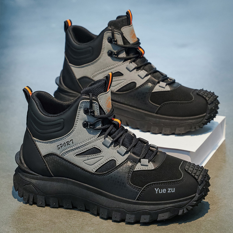 Sepatu bot pria model high-top - Outdoor Adventure Travel ulasan dan harga
