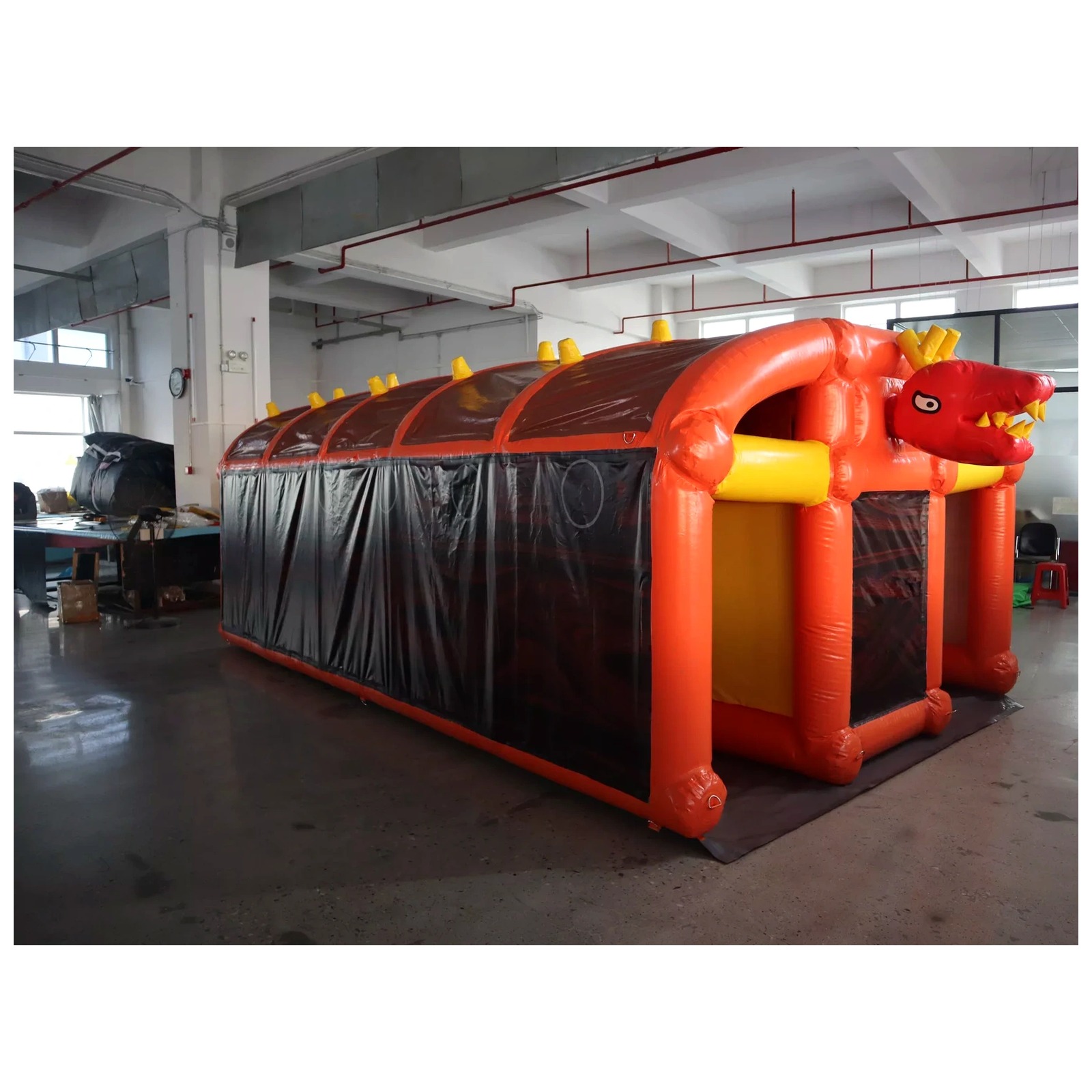 Labirin Tiup Oranye Besar 3X5m - Outdoor Adventure Kids Party ulasan dan harga