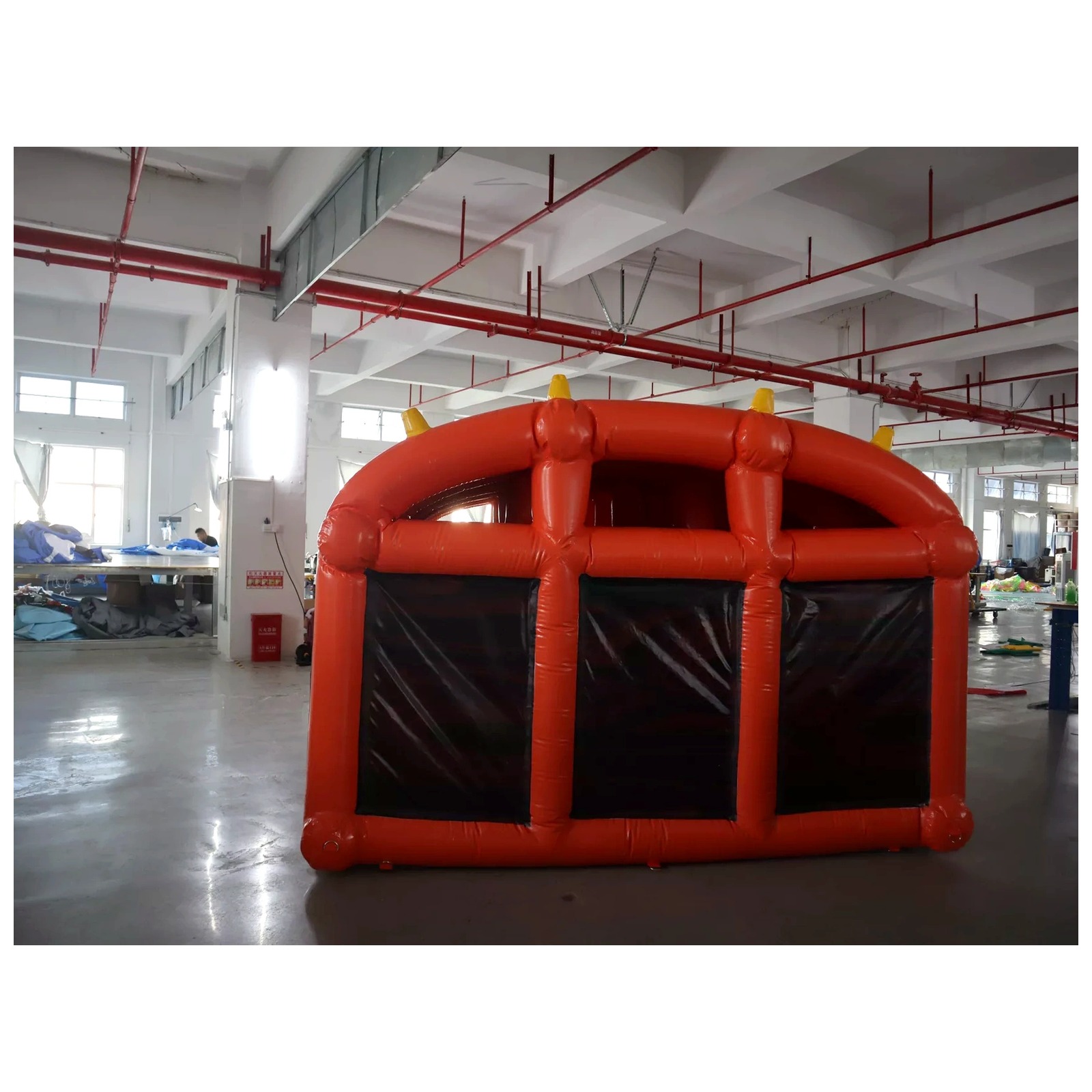 Labirin Tiup Oranye Besar 3X5m - Outdoor Adventure Kids Party ulasan dan harga