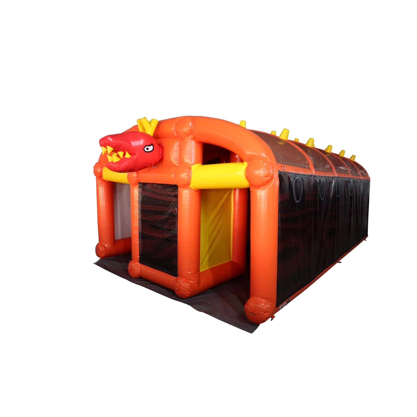 Labirin Tiup Oranye Besar 3X5m - Outdoor Adventure Kids Party ulasan dan harga