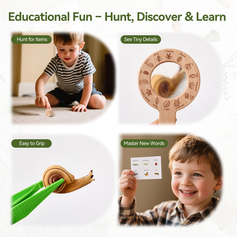Mainan Montessori Kayu Set Ber - Outdoor Adventure Learning ulasan dan harga
