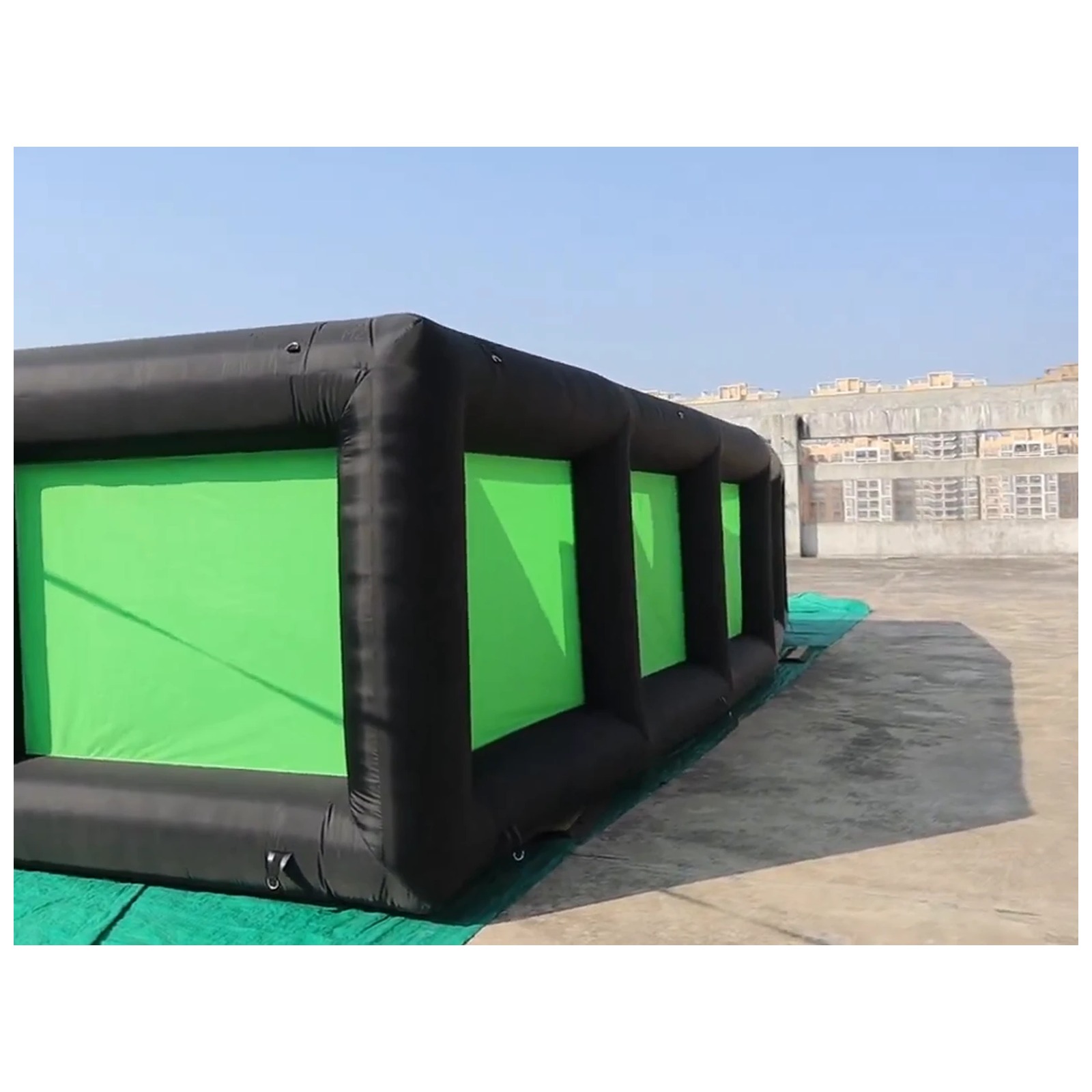 Labirin Tiup Luar Ruangan Warn - Outdoor Adventure Kids Party ulasan dan harga