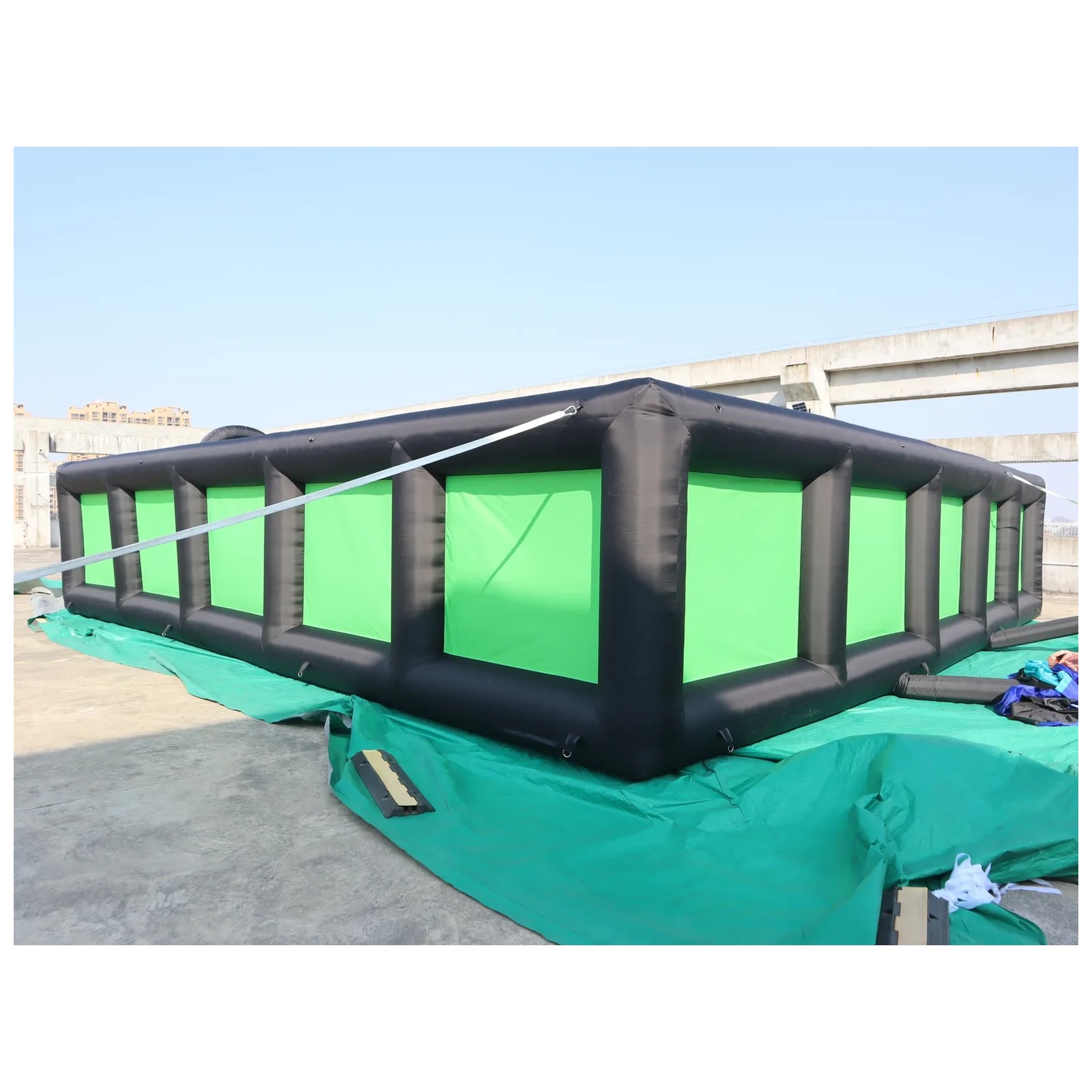 Labirin Tiup Luar Ruangan Warn - Outdoor Adventure Kids Party ulasan dan harga
