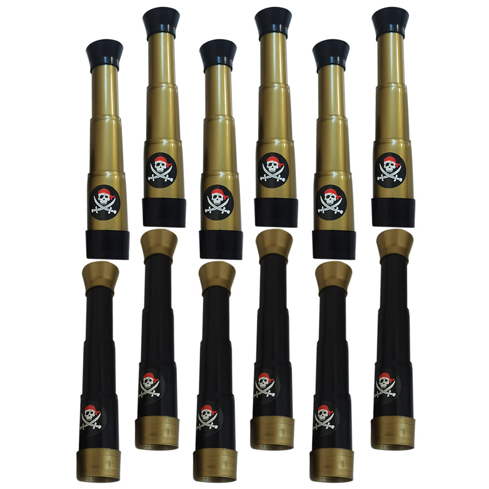 12Pcs Set Teleskop Bajak Laut  - Outdoor Adventure Kids Party ulasan dan harga