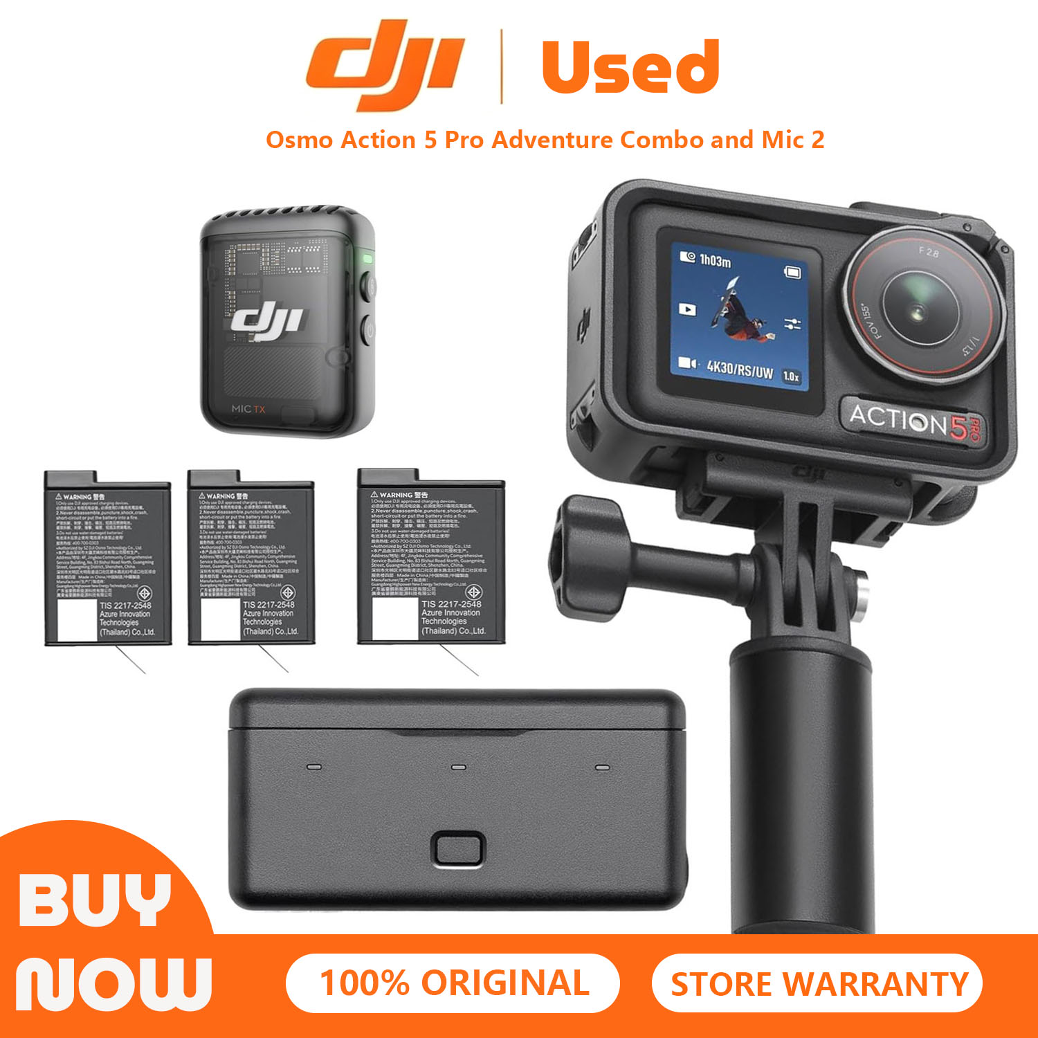 Kamera aksi tahan air DJI Osmo - Outdoor Adventure Videos ulasan dan harga