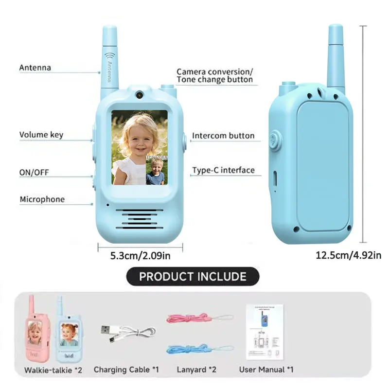 2 buah Walkie Talkie Video Ana - Outdoor Adventure Videos ulasan dan harga