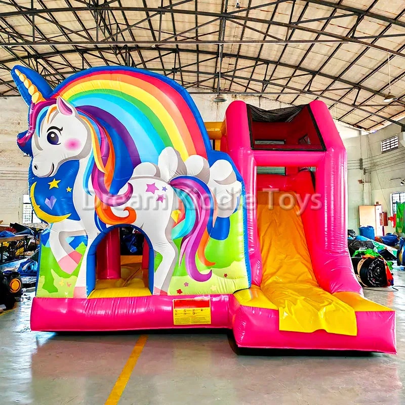 Istana Balon PVC Unicorn Pelan - Outdoor Adventure Kids Party ulasan dan harga