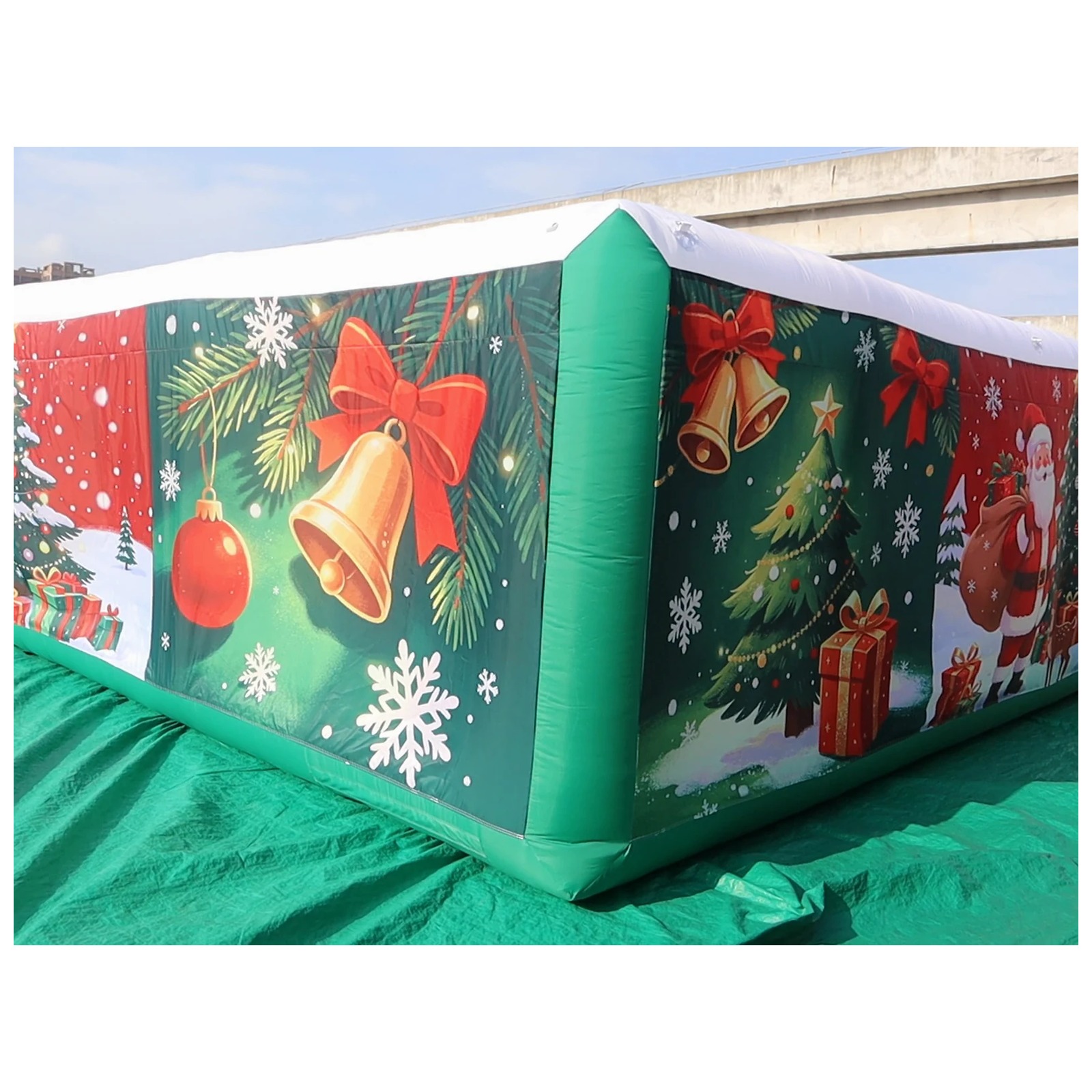 Labirin Tiup Komersial Panjang - Outdoor Adventure Kids Party ulasan dan harga