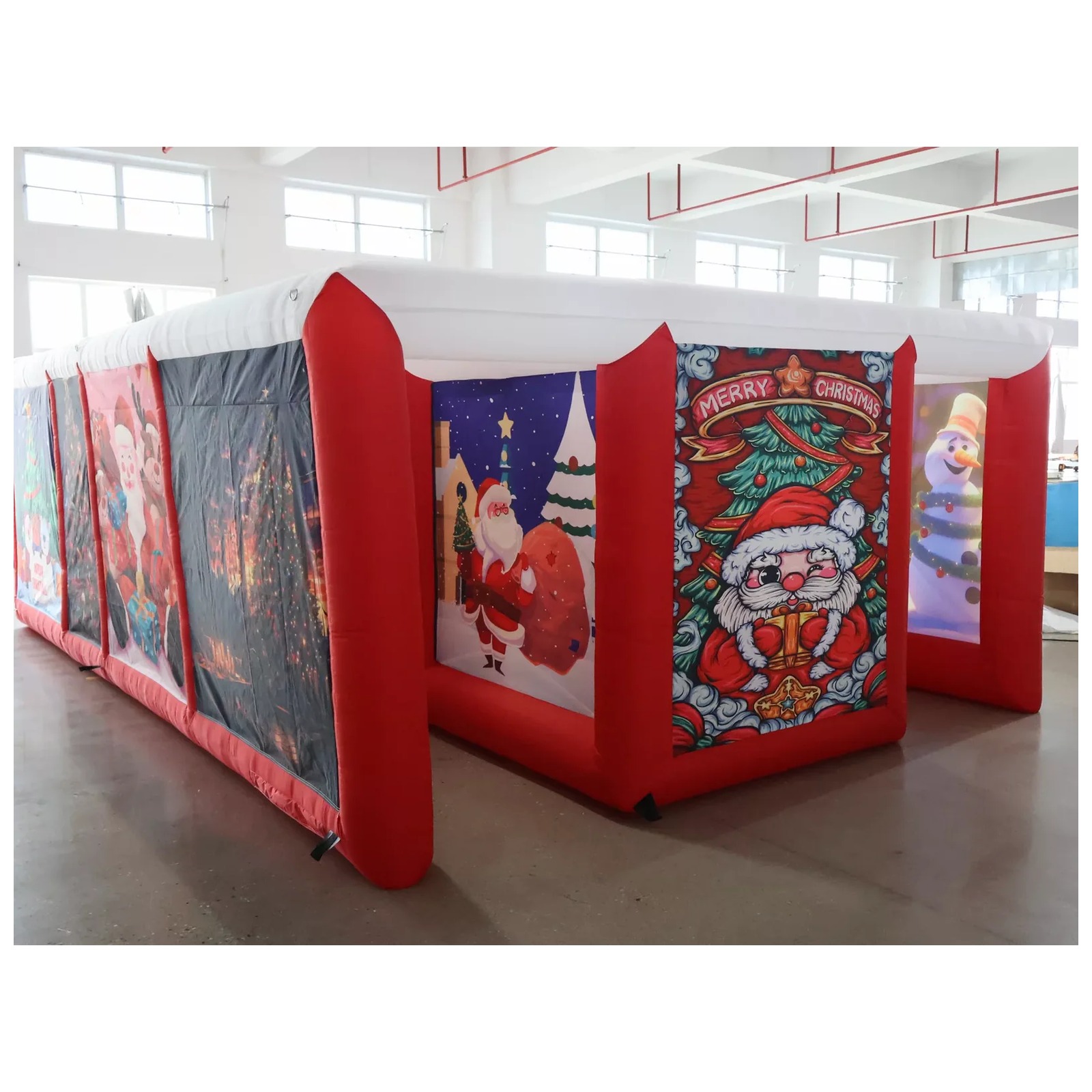 Labirin Tiup Berlapis Merah un - Outdoor Adventure Kids Party ulasan dan harga