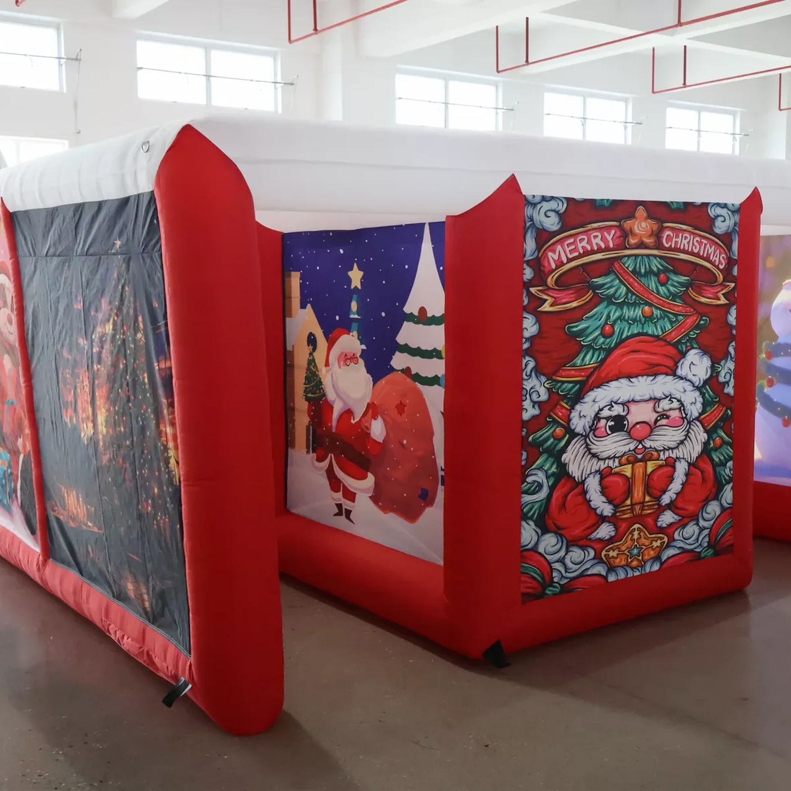 Labirin Tiup Berlapis Merah un - Outdoor Adventure Kids Party ulasan dan harga
